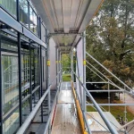 Fassadengerüst der F.I.T. Gerüstbau GmbH