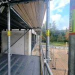 Fassadengerüst der F.I.T. Gerüstbau GmbH