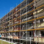 Fassadengerüst der F.I.T. Gerüstbau GmbH