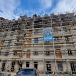 Fassadengerüst der F.I.T. Gerüstbau GmbH