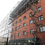 Gerüst-Sonderkonstruktion der F.I.T. Gerüstbau GmbH
