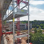 Gerüst-Sonderkonstruktion der F.I.T. Gerüstbau GmbH